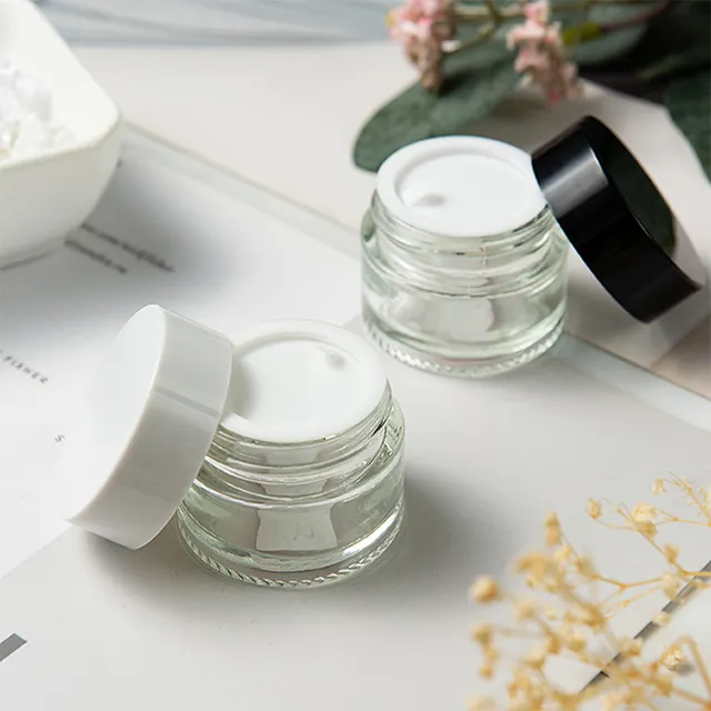 Новый дизайн, роскошная Косметика 30 г 50 г 100 г, стеклянная банка с крышкой Bmaboo