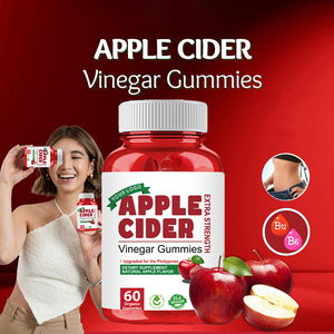 Gomitas de Vinagre de Sidra de Manzana Personalizables, Suplemento Dietético de Vitamina <span class=keywords><strong>B</strong></span> para el Apoyo Digestivo, Gomitas de ACV Halal - Product Image 6