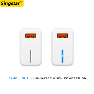 Cargador de pared de 25W con puerto USB A de carga rápida para teléfonos móviles Huawei, <span class=keywords><strong>Samsung</strong></span>, Oppo, Vivo, Xiaomi y OnePlus. - Product Image 2