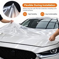 Film de protection de peinture TPU PPF auto-réparateur super hydrophobe personnalisé pour carrosserie de voiture