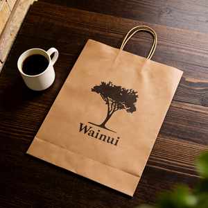 Recycled Brown White Kraft Paper Take Away <b>Bags</b> Food Clothing Delivery Packaging <b>Bag</b> with Customized Printing - Product Image 4