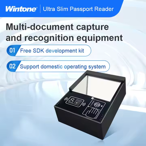 เครื่องสแกนหนังสือเดินทาง OCR แบบฝังตัวแบบบางเฉียบเครื่องสแกนเอกสารอินเตอร์เฟซ USB พร้อมการรวม SDK & <span class=keywords><strong>API</strong></span> สำหรับตู้สต็อก - Product Image 3