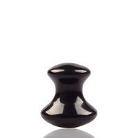 Outil de massage facial HY pour la beauté, vente chaude, pour la circulation sanguine, rouleau sans aiguille en cristal naturel en forme de champignon