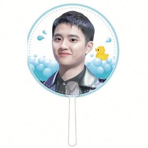 Éventail en PVC transparent imprimé pour concert Bangtan Boys Map of the Soul 7, vente en gros - Product Image 5