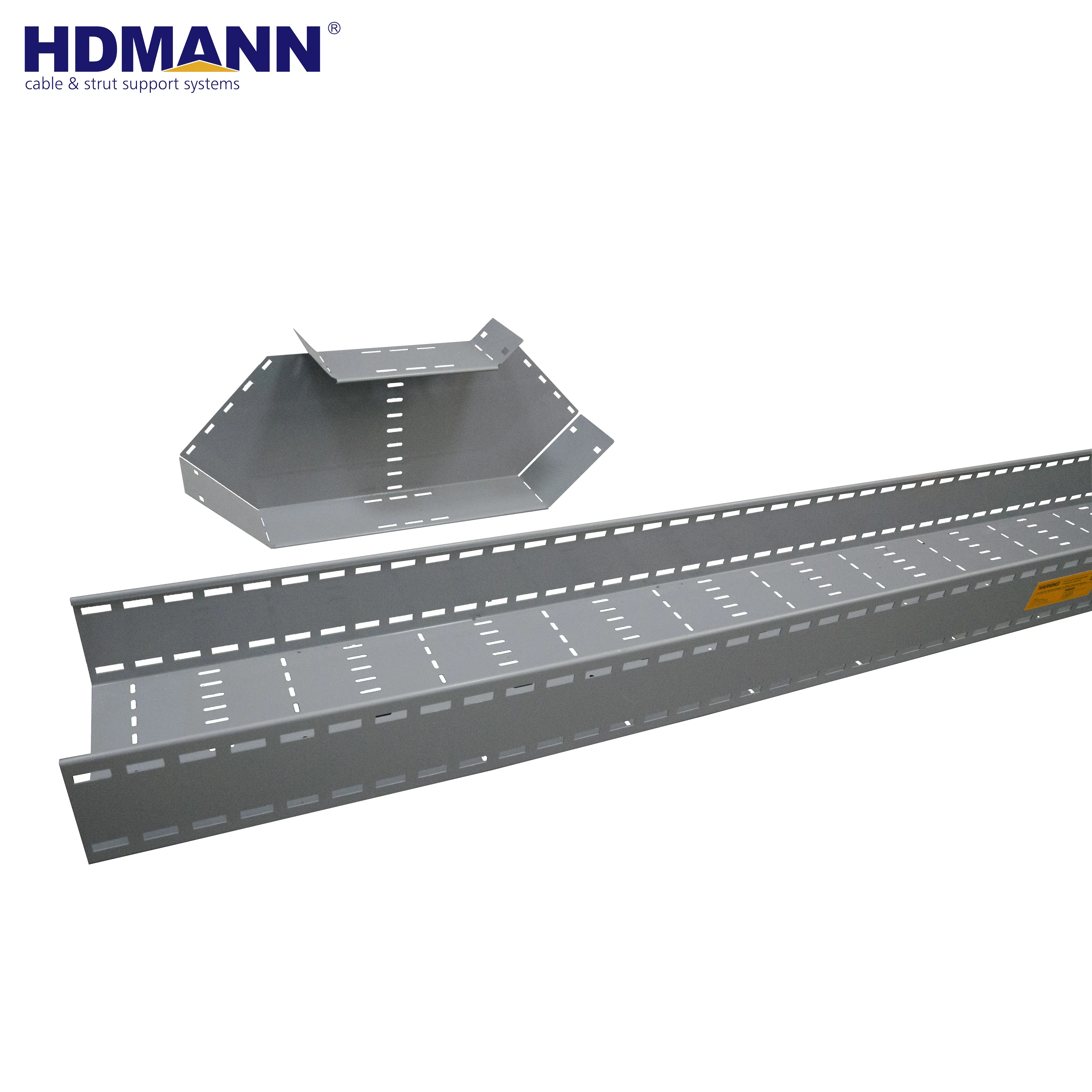 Cable Tray Supporting System Perforated Cable Tray Galvanized Steel Cable Tray