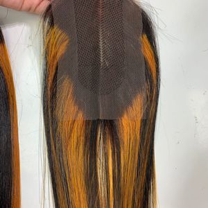 100% ต่อผมมนุษย์แบบธรรมชาติสำหรับต่อผมมนุษย์แบบไม่ผ่านกระบวนการผมตรงแบบไล่เฉดสี - Product Image 4