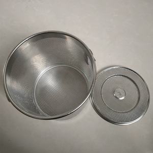 स्टेनलेस स्टील अनाज फिल्टर टोकरी / बीयर होमब्रूइंग छिद्रित फिल्टर बाल्टी छलनी - Product Image 6