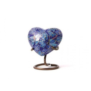 Best Selling High Quality Metallic Heart Shaped <b>Small</b> Keepsakes Cremation <b>Urn</b> <b>For</b> <b>Human</b> <b>Ashes</b>/Funeral Supplies - Product Image 3