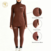 Ensemble Sportif Islamique Confortable et Respirant pour Femme Musulmane, avec Fermeture Éclair Intégrale – Performance et Modestie Assurées