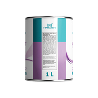 Haiwen 2K peinture liquide de revêtement en résine acrylique 1K vernis perle bleu vif pour carrosserie bateau meubles