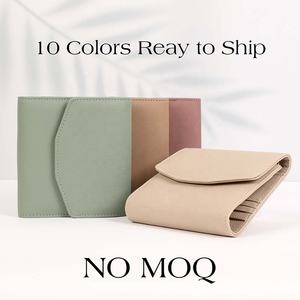 Hongbo الأفضل مبيعًا 10 ألوان من الجلد المرصع بالحصى A7 مخطط ميزانية مع ورقة ذبابة متوفر كهدية قرطاسية مدرسية/مكتبية - Product Image 3