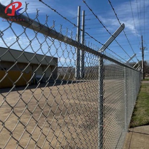 Galvanized Chain Link <strong>Fence</strong> Used to Enclosures for Livestock and Fish <strong>Ponds</strong> Lightweight Chain Link Mesh for Basketball Court - Product Image 6