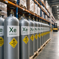 Xenon Gas for Satellite Ion Propulsion 99.999% Noble Gas Ready Stock Factory Direct Supply Fast Delivery