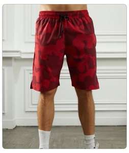 Short de plage décontracté séchage rapide et respirant 100% polyester taille haute moyenne anti-rides tissé personnalisation en petits lots prise en charge - Product Image 3