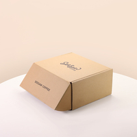 Boîtes postales en carton ondulé avec logo personnalisé conception libre d'emballage d'autosoins café naturel écologique de beauté