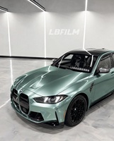 Vinilo para Autos TPU Premium Azul Glaciar, Película de Vinilo Líquido Metálico Autoadhesiva con Protección PPF, Estilo Azul Hielo, Proveedor Profesional de Detallado