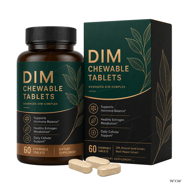 Advanced DIM Complex Chewable Tablets Support Hormone Balance & Estrogen Metabolism