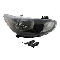 Phares avant au xénon 12V neufs pour Accent 2011-2014, Plug and Play, 6000K, feux de croisement, base noire, 25W, 4000 Lm