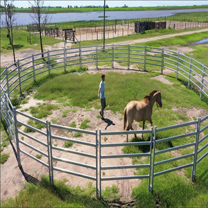 Úc hàn kim loại gia súc Bảng điều khiển hàng rào <span class=keywords><strong>6</strong></span> đường sắt 1.1m x 2.1m cừu sân Bảng điều khiển - Product Image 6