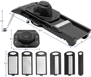 Có thể điều chỉnh <span class=keywords><strong>mandoline</strong></span> thực phẩm <span class=keywords><strong>Slicer</strong></span> rau <span class=keywords><strong>Slicer</strong></span> trái cây cắt thép không gỉ nhà bếp slicers - Product Image 6