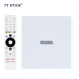 Produk baru Mecool KM2 Plus Deluxe Amlogic S905x4 Play Store Android 11 Set Top Box 4k Smart Tv Box