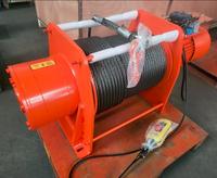 Treuil électrique à câble métallique ALLMAN, robuste, 2 tonnes, 380V, 3 phases, IP54, certifié CE, pour travaux d'ingénierie et de construction
