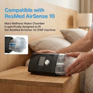 Chambre à eau de rechange durable pour <span class=keywords><strong>humidificateur</strong></span>, compatible avec la machine CPAP S10, pour un usage quotidien à domicile et un meilleur sommeil - Product Image 6