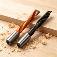 Foret à bois TCT à trois pointes en carbure de haute précision pour trous aveugles, compatible avec les tours CNC et le perçage en rangée (OEM/ODM)