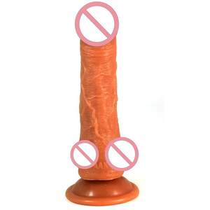 Vibratore Dildo Realistico in Silicone Ecologico all'Ingrosso con Impermeabilità IPX7 per Donne e Uomini - Product Image 4