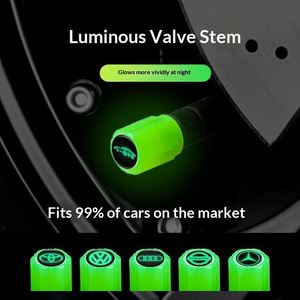 Capuchons de valve de pneu de voiture fluorescents universels, moulés par injection, qui brillent dans le noir, pour voitures, vélos, motos - Product Image 3
