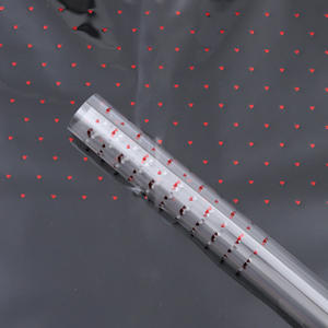 NEW Arrival Wholesales Hot Stamping Heart Luxury Design Papier d'emballage en plastique pour fleuriste - Product Image 6