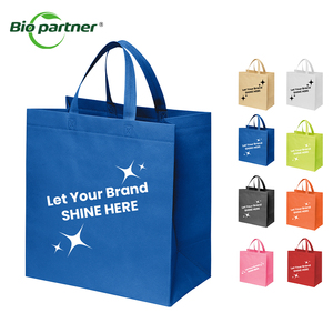 Custom Printed Non-Woven Die Cut Tote Bag Supermarket Non Woven Laminated Reusable Promotional Gift Bag With Logo
