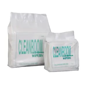 100% polyester 115gsm 9*9inch 1009LE Customized Industry Lint Free Printhead Cleanroom Wipes