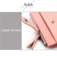 Dompet Kulit Minimalis Wanita, Dompet Bergaya Mini Ramping Kecil Pendek Murah Wanita