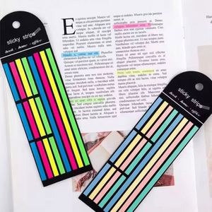 320 pegatinas de colores autoadhesivas, pestañas de índice fluorescentes transparentes, notas adhesivas, papelería para la escuela, oficina, niños - Product Image 4