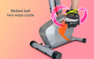 Ejercicio Spin Bike Equipo de rehabilitación Terapia Cardio Ciclo estático Vertical Hogar Fitness Deportes Bicicleta estática - Product Image 3