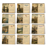 Calendario da Tavolo 2027 con Citazioni Motivazionali e Affermazioni, Stampa Digitale, Decorazione per Ufficio