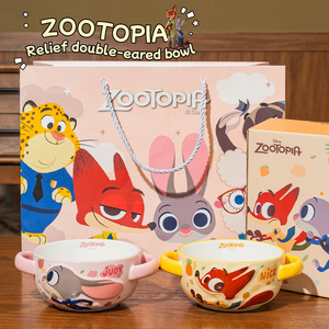 Vaisselle en céramique de dessin animé <span class=keywords><strong>Disney</strong></span>, <span class=keywords><strong>bol</strong></span> écologique, accessoires de cuisine pour la maison, les cadeaux, la rentrée scolaire et les enfants - Product Image 3