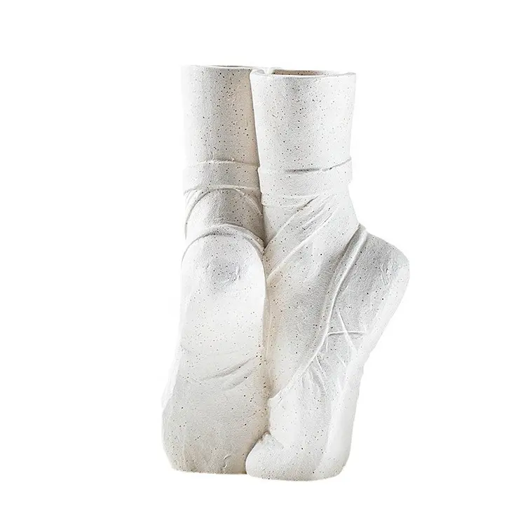 Moderne minimalistische dekorative ballett-Schuhform-Vase für Heimdekoration