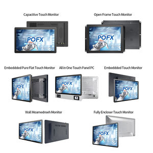 จอภาพหน้าจอสัมผัสแบบ Capacitive สำหรับงานอุตสาหกรรม <span class=keywords><strong>VESA</strong></span> IP65แบบติดผนังอินพุต VGA USB แบบเสียบช่องสัมผัสแผงช้อปปิ้งมอลล์ลิฟท์ - Product Image 6