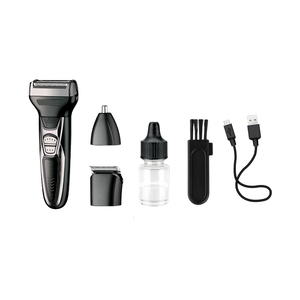 Rasoir électrique multifonction Kemei Km-1428 avec batterie 1000 mAh, tondeuse à <span class=keywords><strong>barbe</strong></span> 3 en 1 à faible bruit, <span class=keywords><strong>coupe</strong></span>-poils de nez pour hommes, vente en gros - Product Image 4