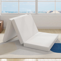 Colchón de espuma viscoelástica de refrigeración de Gel, portátil, plegable, para acampar, suelo plegable, impermeable, cama de espuma de Gel para adultos para RV, coche, viaje, Camper