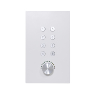 Panel de Control de Pared con Protocolo UDP y Procesador de Audio DSP, con 8 Botones y 1 Perilla Giratoria