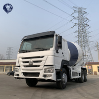 Camion malaxeur à béton HOWO 6*4 371 ch Euro 3 avec capacité de 10-12 m³ et poids de 25 000 kg, moteur pour travaux d'infrastructure
