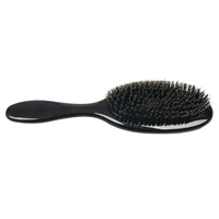 Ensemble de brosses à cheveux professionnelles miniatures de voyage, à picots massants, en poils de sanglier, pour cheveux épais, bouclés, fins, longs, courts, humides ou secs