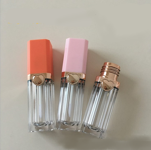 9ml <span class=keywords><strong>Arancione</strong></span> Colore Rosa Caldo di Vendita Individualistico Speciale Piazza Cuore Lip gloss Tubi Vuoti di Plastica ABS Lip gloss Contenitori Cosmetici - Product Image 1
