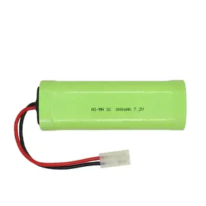 Ni-MH Battery Pack SC 3000mAh 7.2V NIMH Rechargeable Battery PackためRC Toy