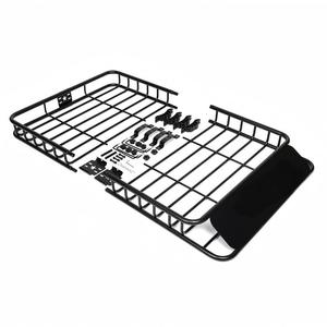 Panier de toit en acier universel pour SUV 4x4, porte-bagages de 200 lb pour camping et extérieur - Product Image 5