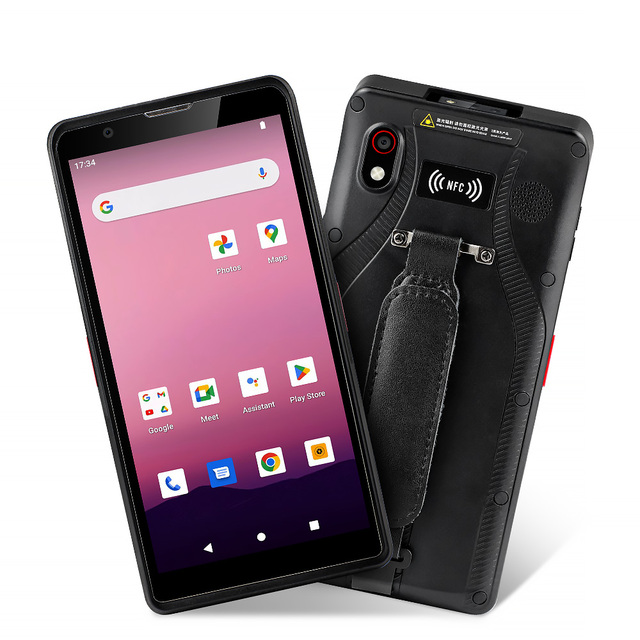 OCR Durable Handheld Portable 6inch Touch Screen NFC 4GB RAM 64GB ROM Android 12.0 MRZ Passport PDA Reader Data Collector