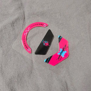 DIY Gaming <span class=keywords><strong>Mouse</strong></span> Pies Glide Slip <span class=keywords><strong>Mouse</strong></span> Patines de vidrio templado para ratón - Product Image 4